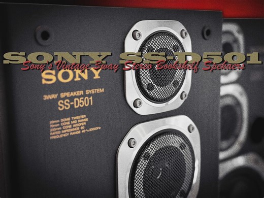 Vintage SONY SS-D501 Stereo Lautsprecher, 3-Wege, NEUwertig - Etsy.de