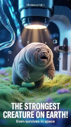 🧬The Strongest Creature on Earth! 🌍 | It Can Even Survive in Space 🚀 #science #informational