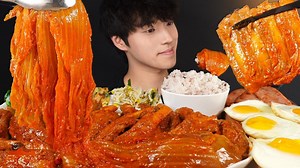 『DDM』中字 06.18 排骨泡菜炖菜吃播！ 连火腿，煎蛋✨咀嚼音