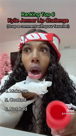 The Kyle Jenner Lips challenge was terrible 👄
