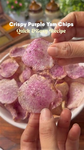 food_master_3454 on Instagram: "Crispy purple yam recipe 😘😘"