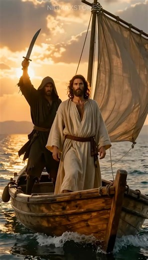 Jesus. When Fear Met Faith On The Boat #God #Jesus #Shorts