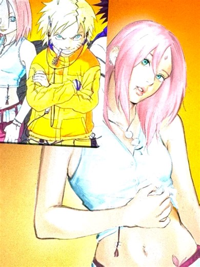 I am talking about Studi P*errot here. In manga –Kishimoto's style– Sakura has a more Slender face and wrinkles on her face and I absolutely LOVE it. She actually looks like an adult. Then there is the anime version with a clean, cute oval face purified from wrinkles, looking like a young girl. This might seem beautiful to some, not to me. I like realistic characters both for emotions and looks. Dont get me even started on Ikemoto's style. Everyone has the same face structure. You can compare a 