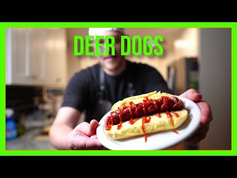 Homemade Deer Dogs - Venison Hotdogs