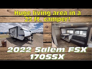 Get Ready for Adventure with the 2022 Forest River Salem FSX 170SSX Travel Trailer