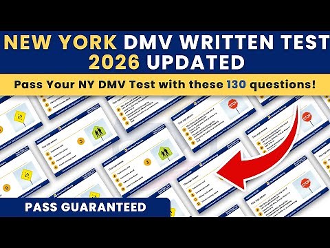 2026 NEW YORK DMV WRITTEN TEST | NY PERMIT EXAM PRACTICE | DMV HANDBOOK 2026
