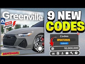 ⚡*NEW* UPD!! 😱🎁GREENVILLE FRESH CODES IN SEPTEMBER 2025 | ROBLOX GREENVILLE CODES 2025 | CRAZY GAMER