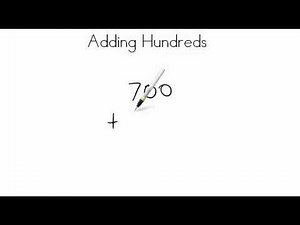 AdaptedMind Math - Adding Hundreds Lesson