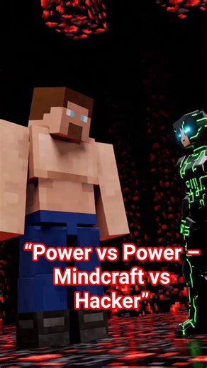 “Power vs Power – Minecraft vs Hacker”Hacker thought he was the strongest…But Minecraft showed real
