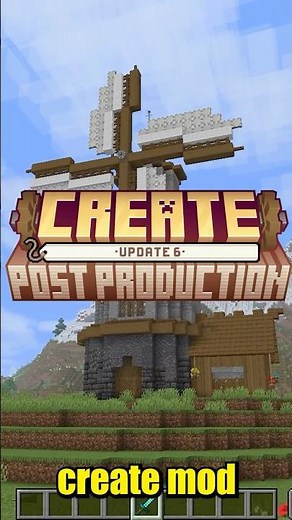 I Built a Functional Windmill in Minecraft Create Mod