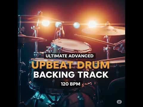 Ultimate Upbeat Rock Pop Groove - Advanced Drum Beat Backing Track 120 Bpm - Play Along