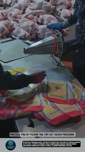 Practical Poultry Packing Tool for Fast Chicken Processing #tools