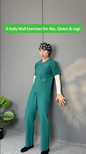 4 Easy Wall Exercises You Can Do at Home to Flatten Belly, Lift Glutes, and Tighten Legs