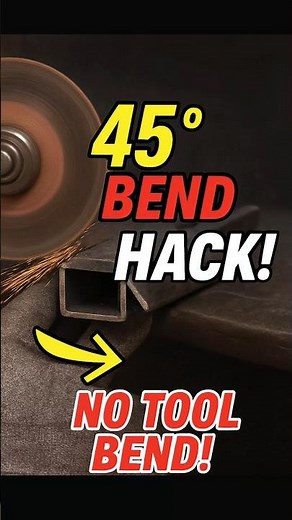 Genius 45° Square Tube Bend – No Fancy Tools Needed!