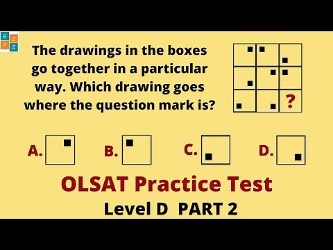 OLSAT PRACTICE TEST LEVEL D PART 2 || Educational videos