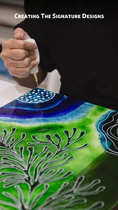 A glimpse into Jo bringing her designs to life - a real labour of love. Each piece is built layer by layer, colour by colour, line by line, often requiring several firings to reach its final form. Every design showcases Jo’s skill and expertise, making each creation completely unique. You can shop Jo’s Signature Collection on our website, or if you’d like to see the magic happen firsthand, book onto one of her masterclasses and learn how she creates these masterpieces. All details can be found o