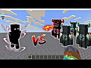 MINECRAFT: null vs warden epic fight
