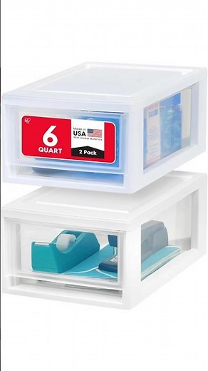 STACKABLE Storage Drawers You Need for Your Bedroom Kitchen and Office