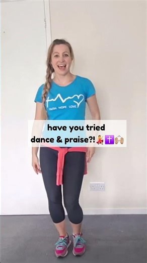 Gospel dance fitness! #christian #praise #homeworkout #dance #worship