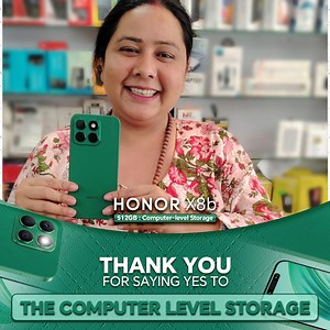 Say bye to low storage anxiety and Yes to The Computer Level Storage💚 Thank You All!!! #HONOR #HONORX8b #512GBStorage #GoGreen #TheComputerLevelStorage | HONOR NP