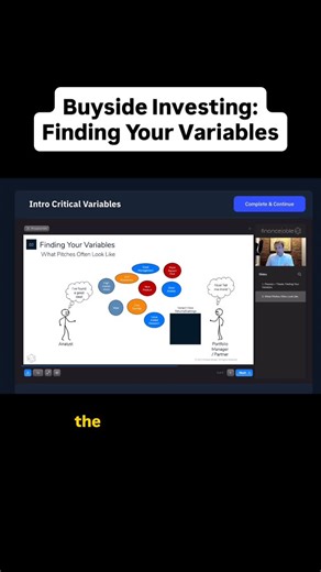 𝗠𝗶𝗸𝗲 - Finance|able CEO | 10k+ Trained on Instagram: "Buyside Investing: Finding your variables. This is a snippet of my 5 part Buyside Mastery series that is available with the PE Associate Interview Ready or Site Pass subscription only. This is the only course of its kind available on the market and it’s where I share all my tips, tricks and tools for the Buyside."