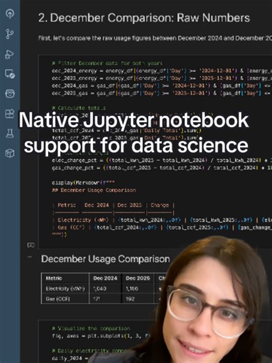 Love the variables pane #datascience #datasciencetok #python #swe #datavisualization #dataanalytics #codinglife #vscode #ide #rstudio #positron #pycharm #jupyter #cursor #windsurf #positshorts #polars #datavalidation #validation #pydantic