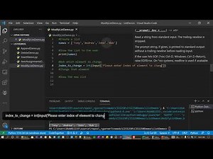 Change Elements In A List