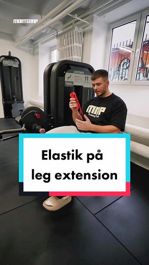 Elastik på leg extension: Forbedr din bentræning