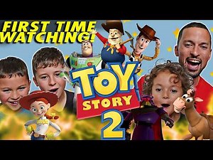 TOY STORY 2 (1999) MOVIE REACTION! Woody Buzz Lightyear | Disney Tom Hanks You've Got A Friend In Me