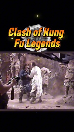 In this imagined fight scene, Jet Li and Jackie Chan face each other with intensity and respect. Each defends his own kung fu style: Jet Li’s sharp, disciplined precision against Jackie Chan’s creative, acrobatic flow. Beyond the clash of techniques, the scene subtly reveals a deep friendship backstage, celebrating mutual admiration between two iconic stars of martial arts cinema. #jackiechan #jetli #wingchun #kungfu #wushu