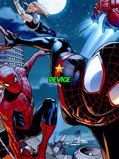 peter parker meets miles morales.. #spiderman #marvel #comics #marvelcomics