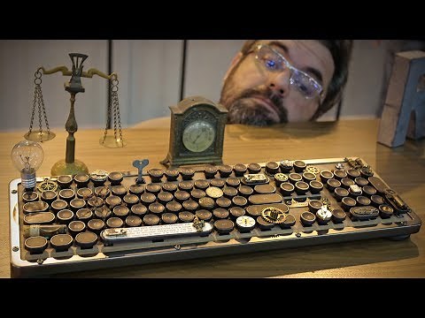 TECLADOS MECÂNICOS COM LOOK RETRÔ!