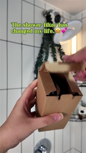 How a shower filter changed my skin & hair ✨#showerfilter #bathroom #hardwater #fyp #filter #hair