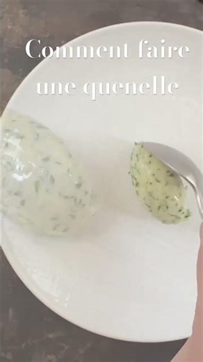 上手なクネルの仕方/Comment aire une quenelle/How to make a good quenelle. #shorts