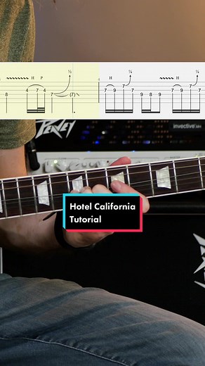 Hotel California Solo - Full tutorial on my YouTube channel #guitar #guitarsolo #guitarlesson #guitartutorial