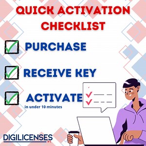 📌 Quick Activation Checklist: Purchase 🛒 Receive key 🔑 Activate in less than 10 minutes ⏱️ Fast, simple, and hassle-free! Activate your software immediately and start enjoying it right away. #QuickActivation #HassleFreeSoftware #ActivationKey #EasyAndFast | Digi Licenses