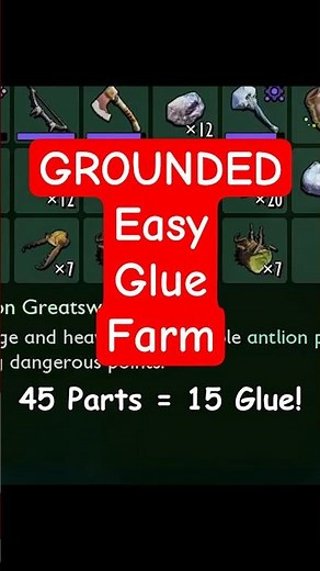 EASY Glue Farm Mid Game! - Grounded Tips
