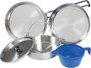 Rothco 5 Piece Stainless Steel Mess Kit