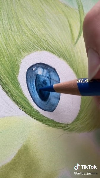 Celebi Drawing Process | Pokemon Mythical Art