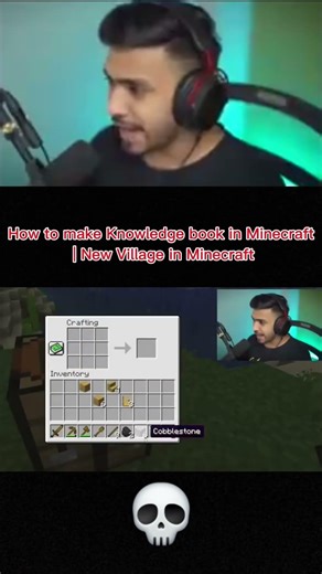 How to make Knowledge book in Minecraft | New Village in Minecraft💀🔥