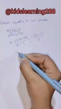 Class 10 chapter 3 maths | Linear Equation in Two variables|#NCRET#sbi #class10Maths