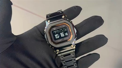 卡西欧（CASIO）G-SHOCK GMW-BZ5000系列 MIP显示屏 六局电波太阳能 时尚男表 GMW-BZ5000BD-1PRN【内敛黑】