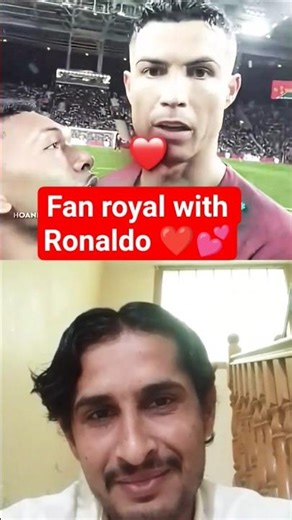 CR7 and his most Royal fan! 🇵🇹#messishorts #ronado #yosho #shorts