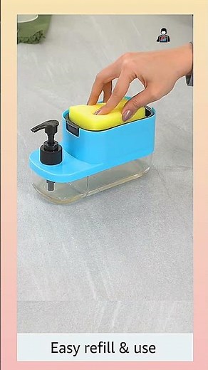 3 in 1 Soap Pump Dispenser , Dish Soap, Soap dispenser under 100, kitchen product under 100, Part 1