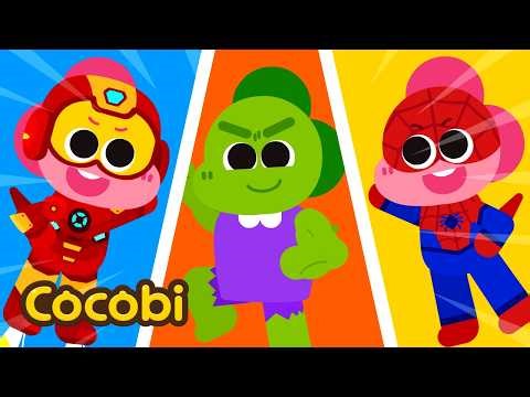 My Superhero Friends🦸‍♂️✨ | Nursery Rhymes | Cocobi