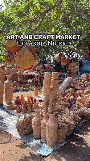 18K views · 391 reactions | Art and Craft Market, Abuja. #TourNigeria . Idu, Federal Capital Territory: From Idu Junction, follow the road towards Efab global estate. At the estate junction, turn left onto the untarred road. Video credit: @waka_waka_nnenna #NigerianFlavours #domestictourism #arts #artworks #artandcraft #craft #crafts #travel #explore #discover #Abuja #Nigeria | Tour Nigeria | Facebook