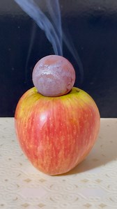 Fire Ball vs Apple 🍎 🍏🥵😬 #fireball #apple #experience #experiment #asmrsounds | Fire Ball Experiments