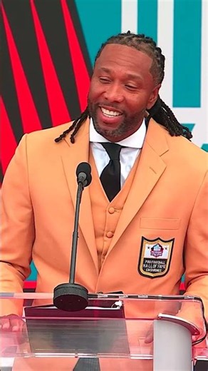 Larry Fitzgerald defines excellence during his Enshrinement speech
