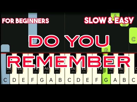 PHIL COLLINS - DO YOU REMEMBER | SLOW & EASY PIANO TUTORIAL