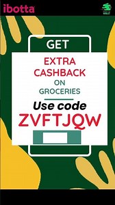 Get cashback on your groceries! Shop smart and save with Ibotta. 🛒💰
